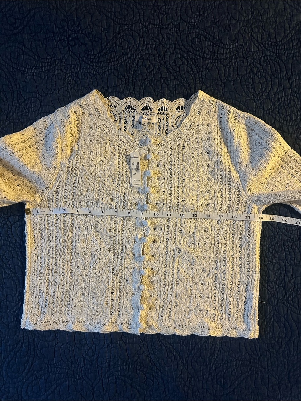 NWT! Madewell Open-Knit Lace Cardigan - Retail $168 - Picture 11 of 11